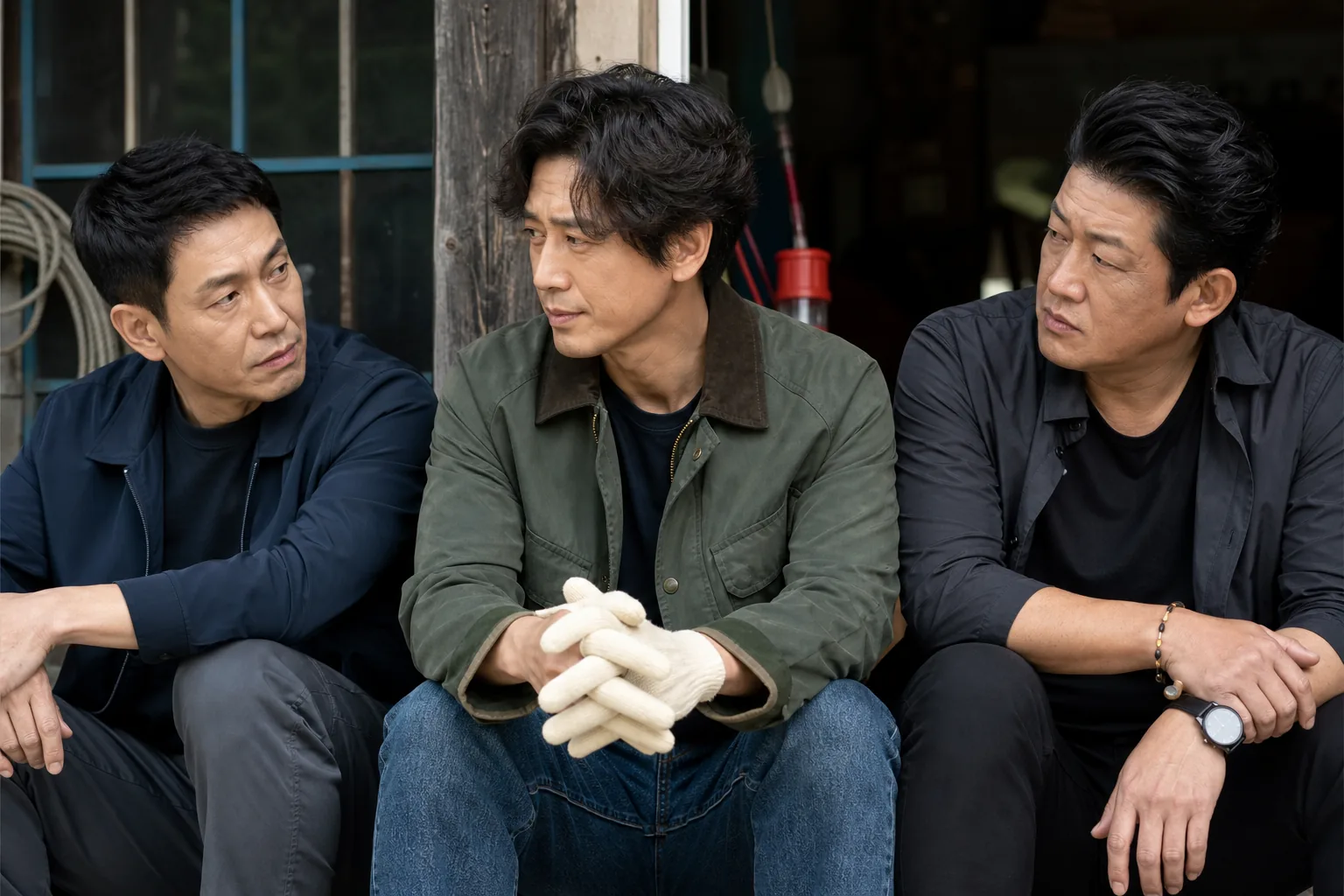 Korean drama genre collage showing office romance fantasy comedy and action