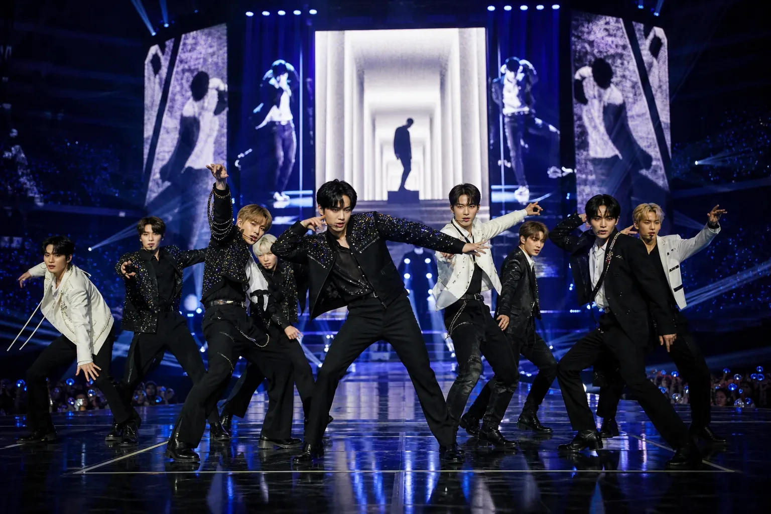 K-pop performers preparing a collaborative cover stage for ACON 2026