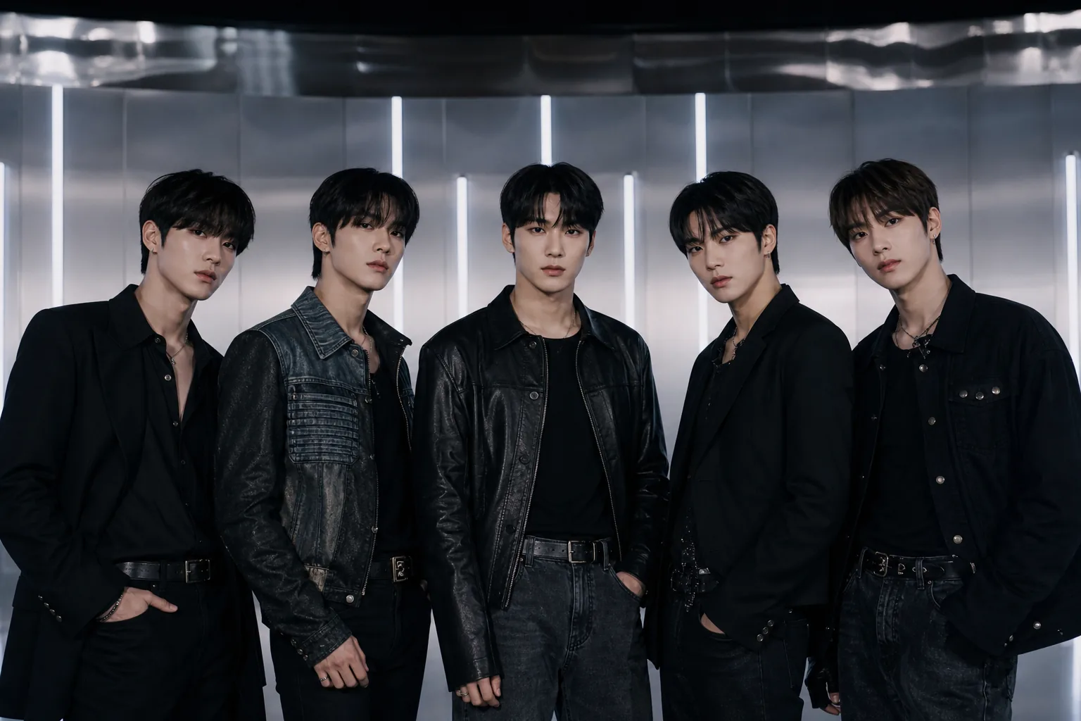 Five new idntt members introduced through a face id film before debut