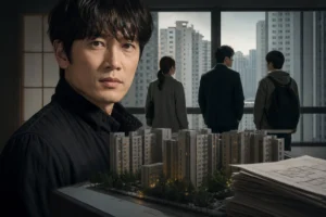 Ji Sung Korean drama The Apartment Job fake family con concept