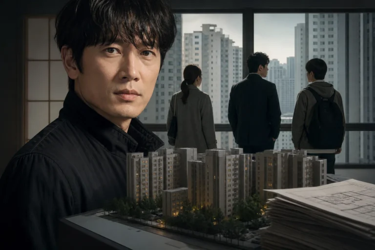 Ji Sung Korean drama The Apartment Job fake family con concept