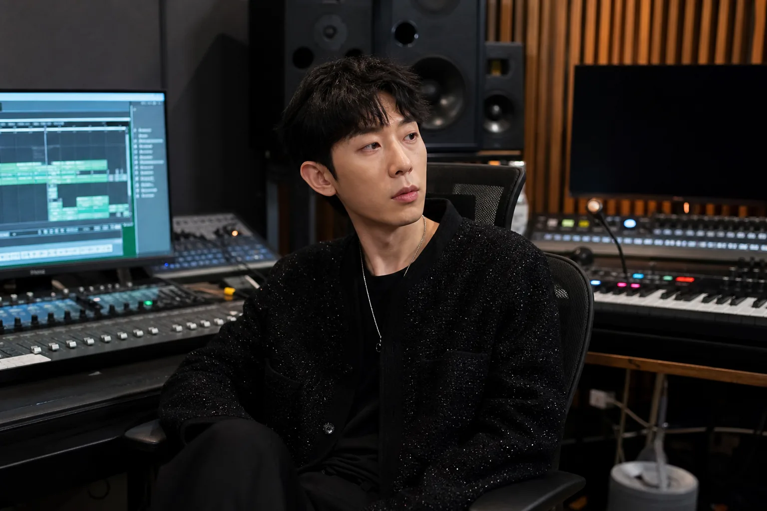 Korean entertainment coverage connecting personal celebrity news with television schedules