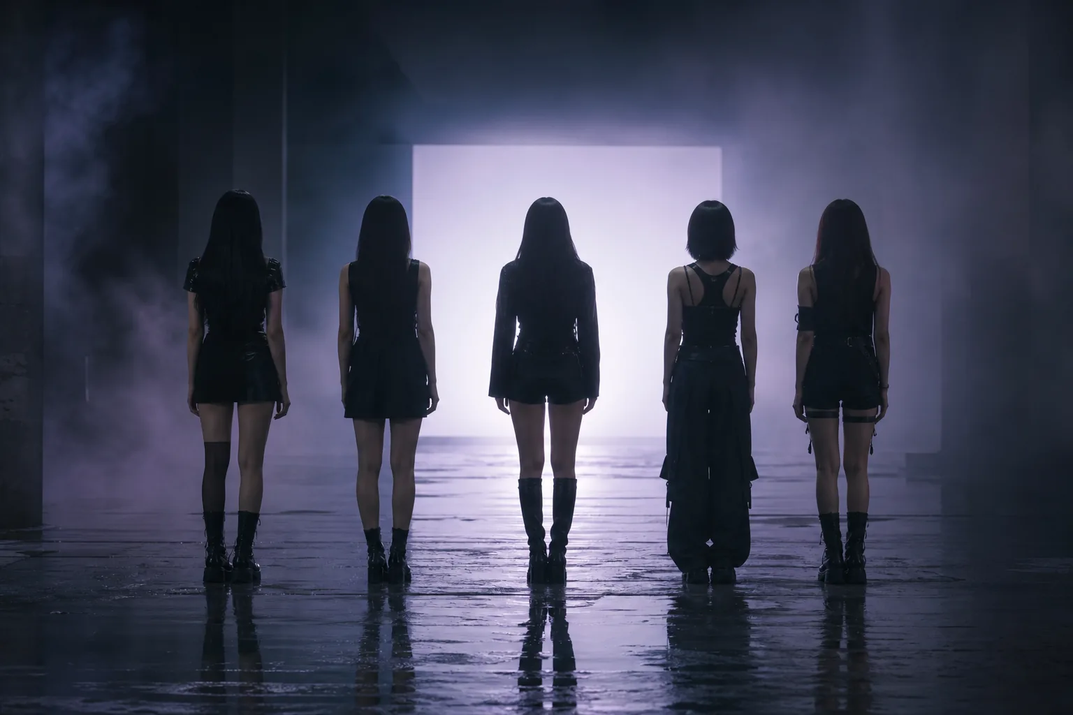Mysterious K-pop comeback teaser video atmosphere for GIRLSET