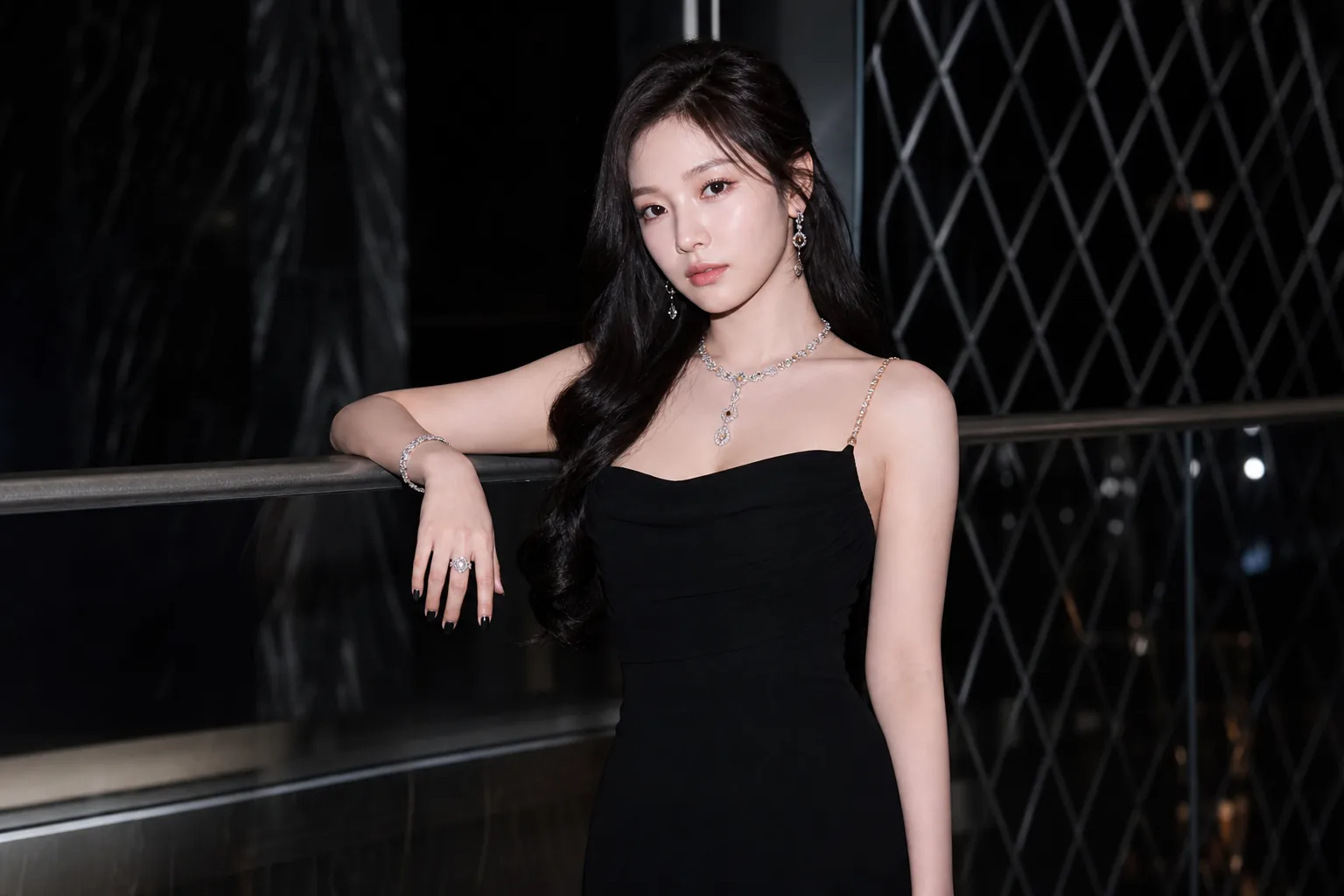 Ningning at a Shenzhen fashion event during aespa LEMONADE promotions