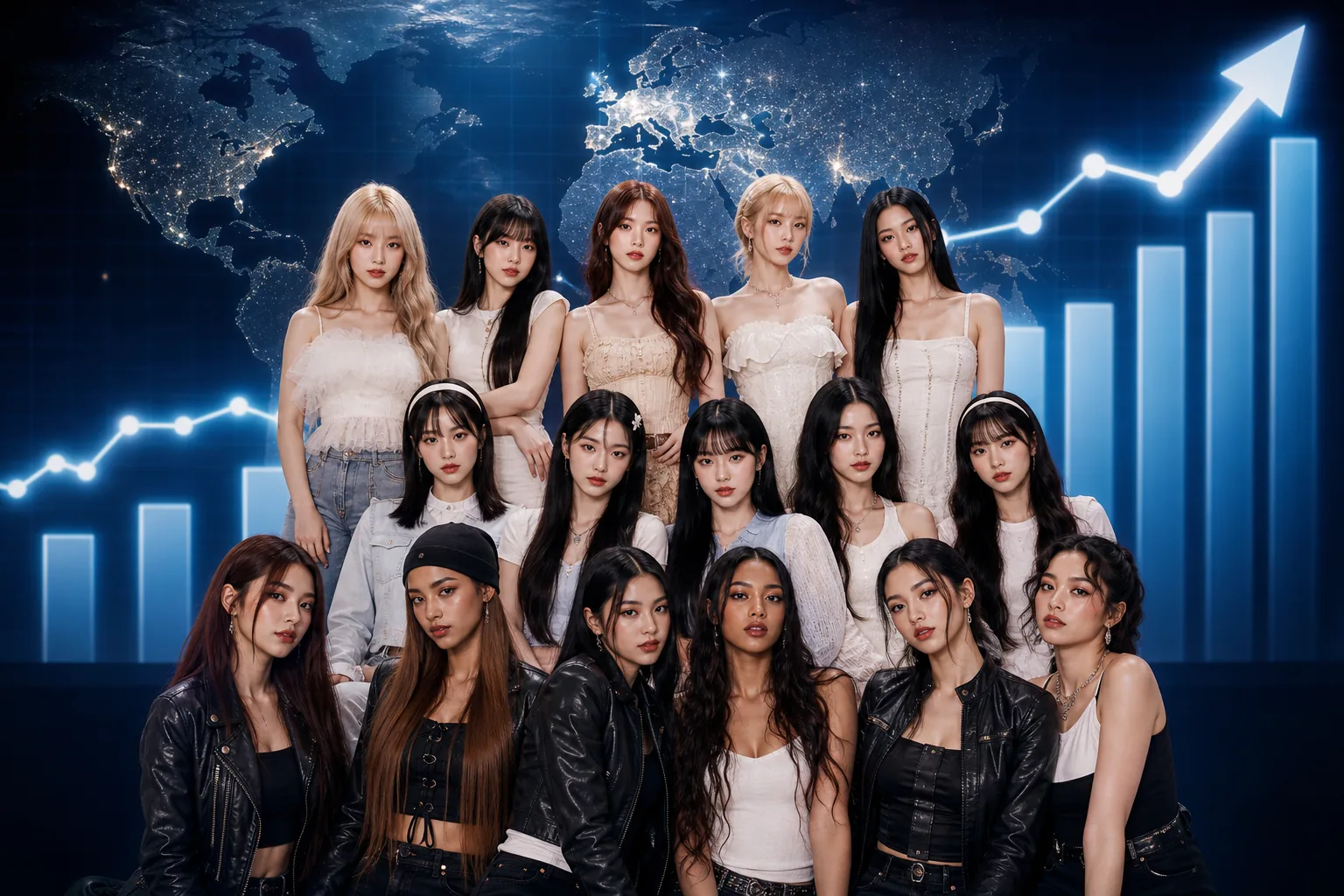 Billboard global chart momentum for a K-pop collaboration single