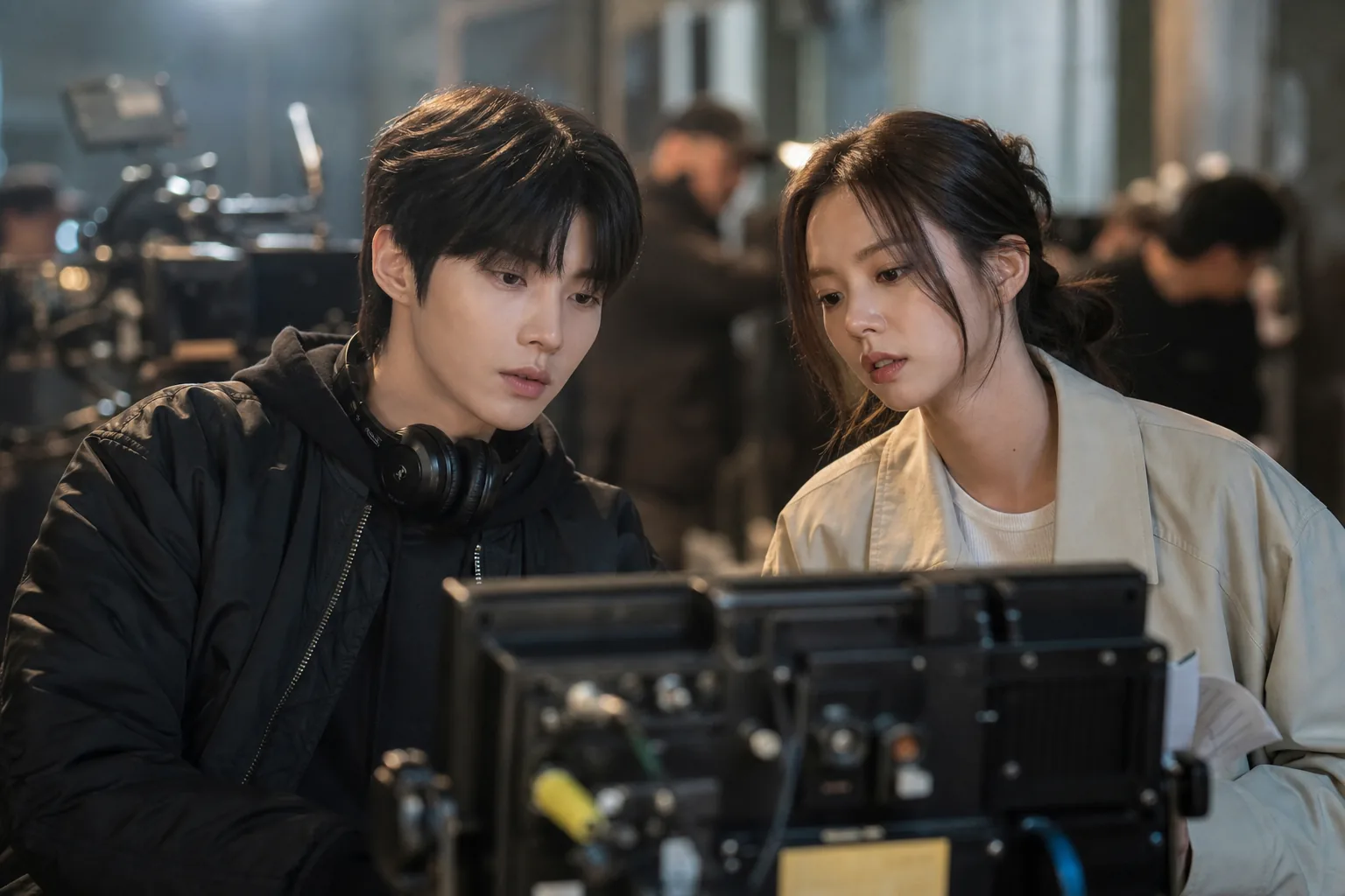 Film set scene reflecting Dream to You's story of unfinished youth ambitions