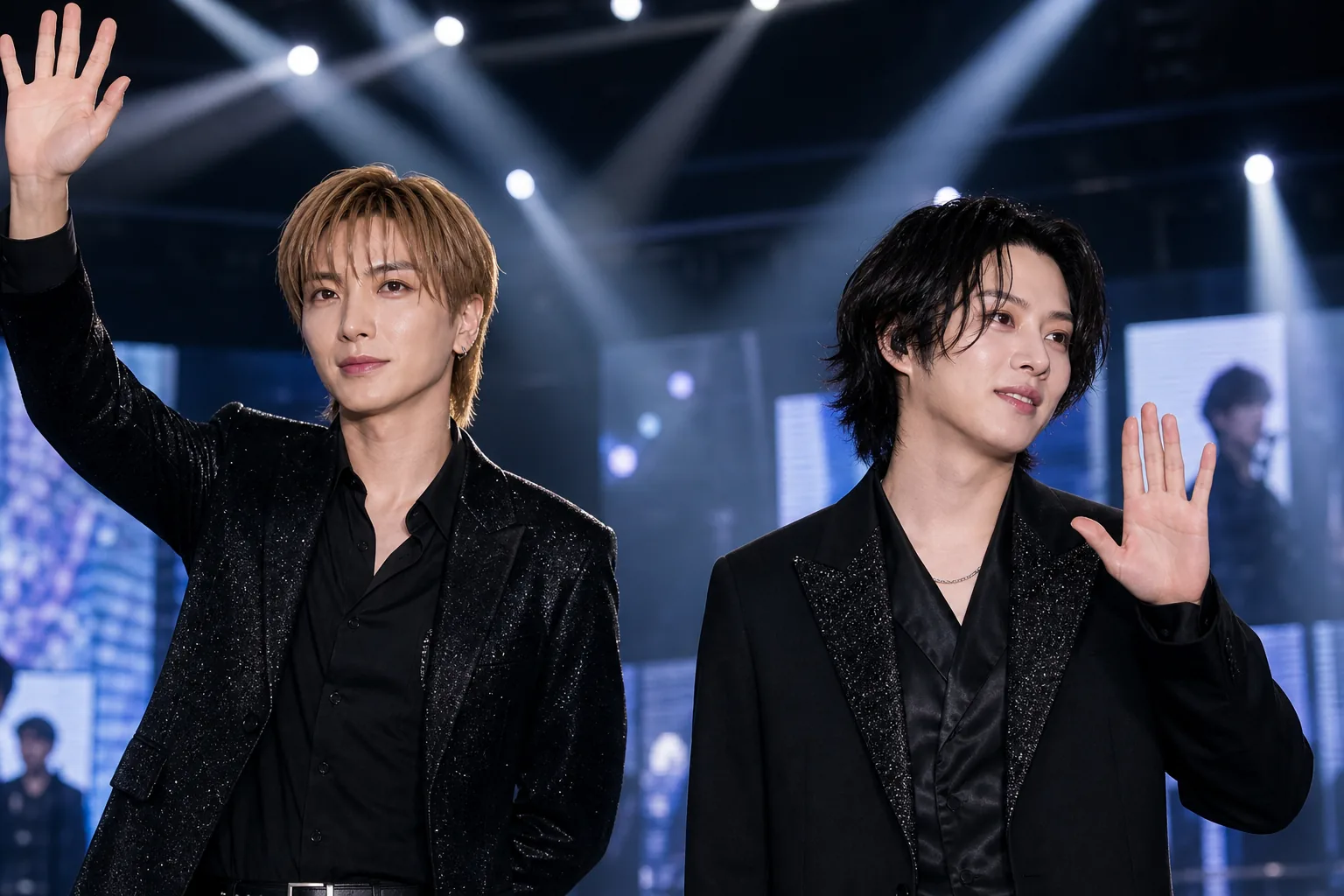 AI editorial fan concert image representing SUPER JUNIOR-83z tour plans