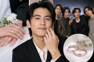 Wedding rings representing Van Ness Wu marriage news