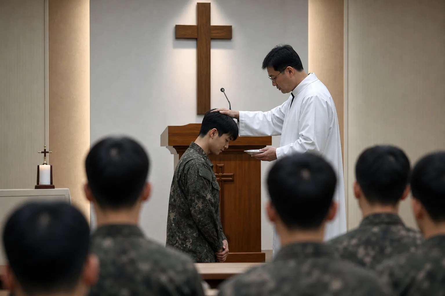 Korean entertainment news desk showing public scrutiny around idol military service