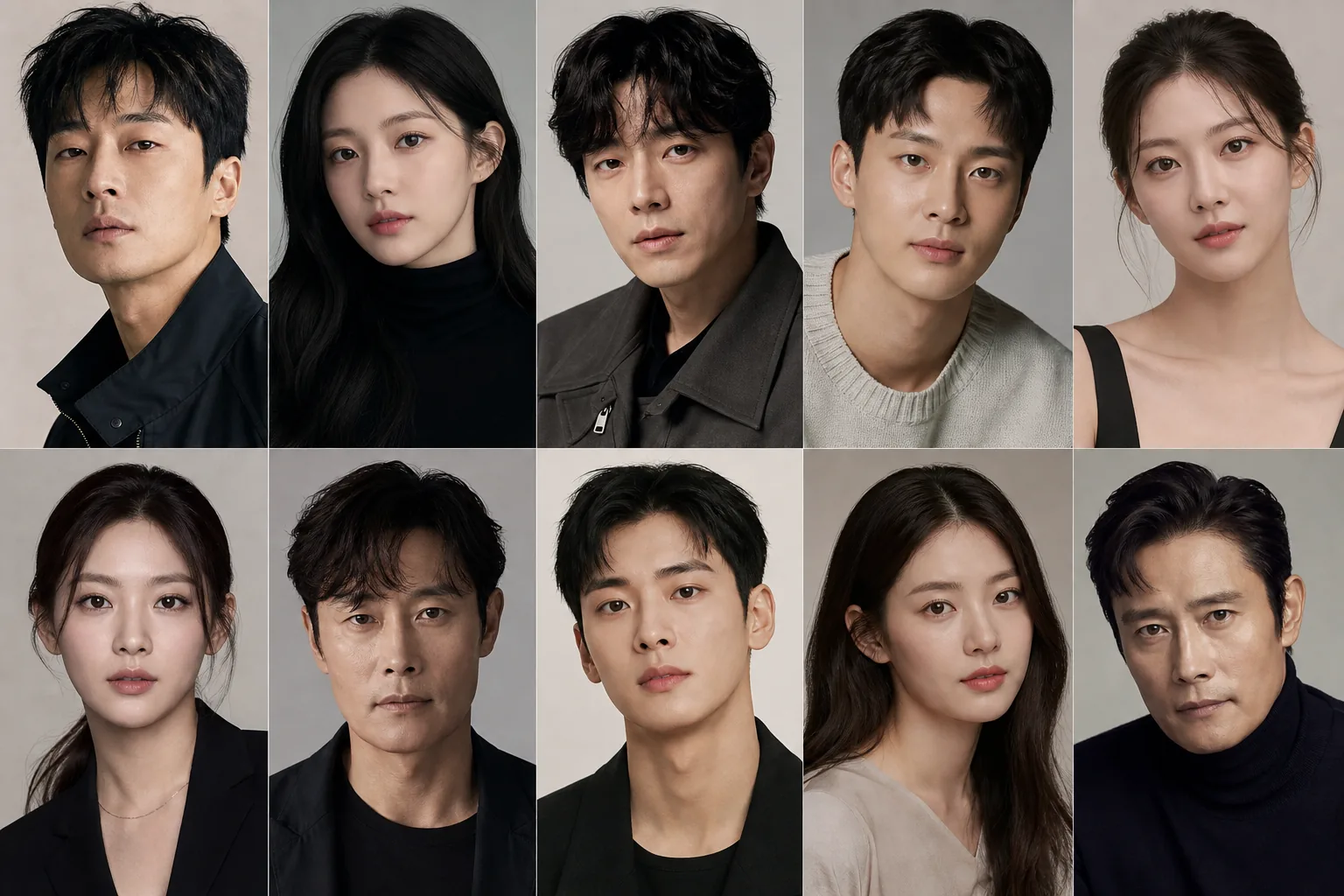 Korean entertainment industry ranking board with cinema audience context
