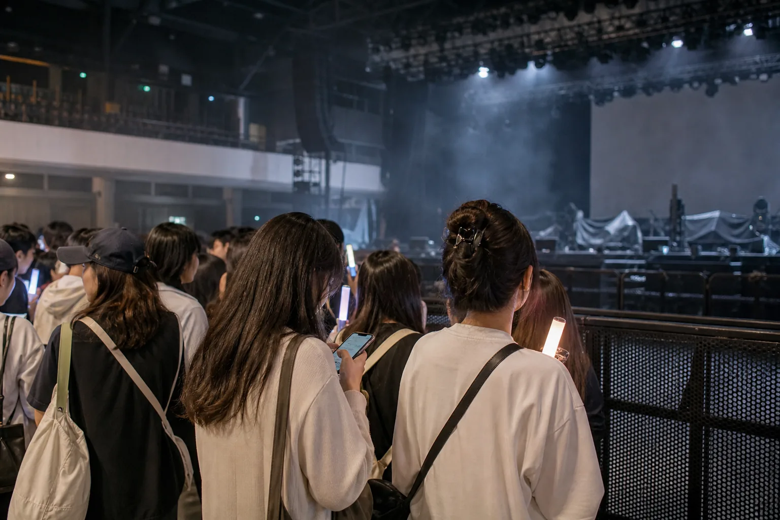 Concert stage and seating symbolizing NouerA CATCH THE WAVE Taipei postponement