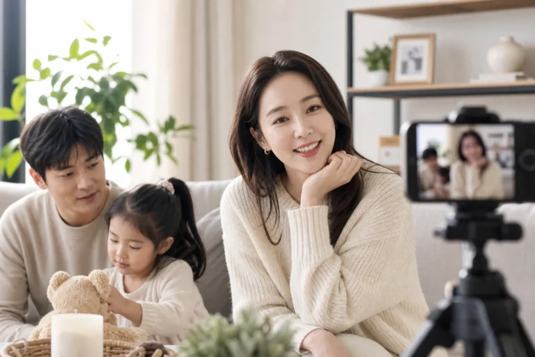 Editorial image representing Han Hye Jin's new family vlog channel