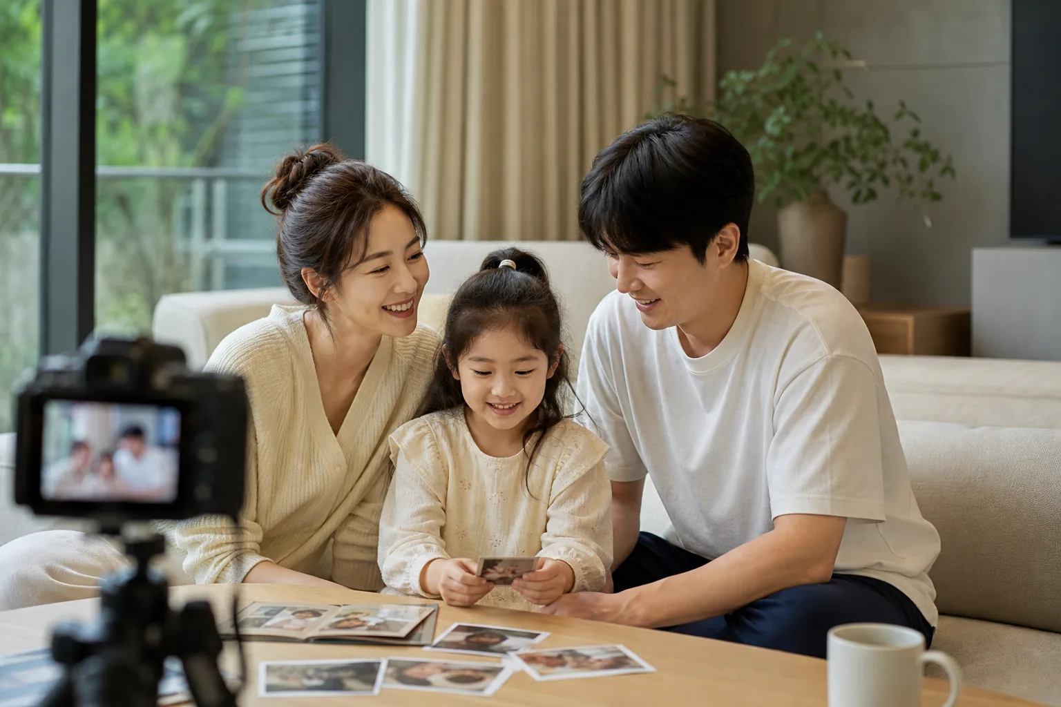 Editorial image explaining celebrity YouTube and family storytelling in Korean entertainment
