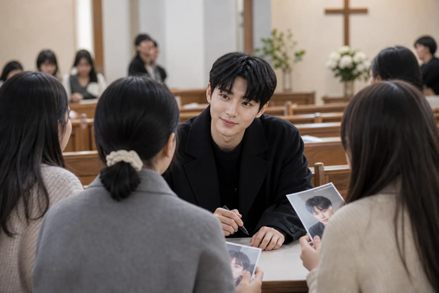 Online fan reactions to Heo Nam Jun after his church fansign went viral