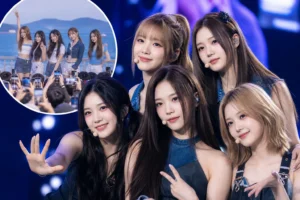 K-pop stage image representing RESCENE's viral chart breakthrough