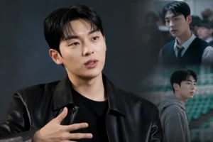 Korean actor interview setting for Choi Hyun Wook Netflix drama coverage