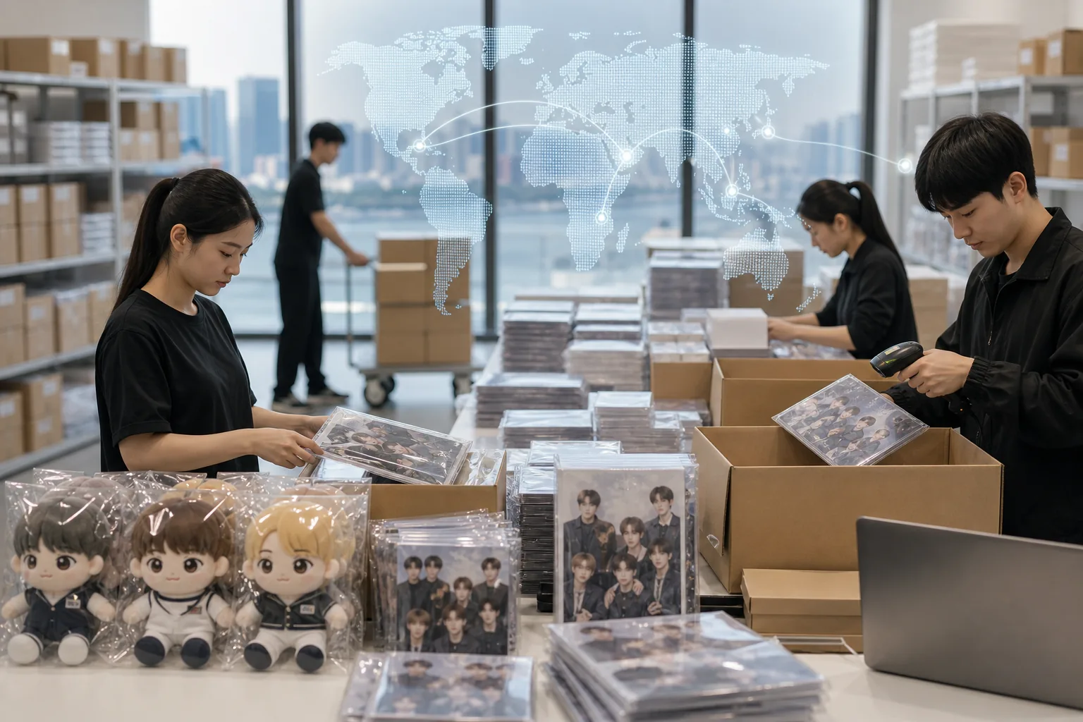 Digital fandom commerce dashboard for K-pop artists in China