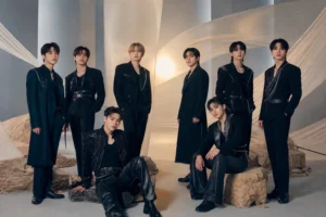 ATEEZ GOLDEN HOUR Part 5 first week sales record editorial image