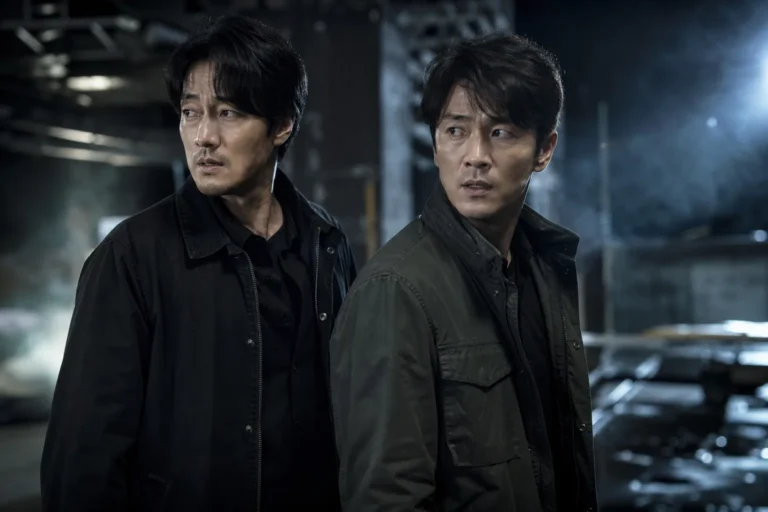 Dark action drama scene representing Agent Kim Reactivated episode preview