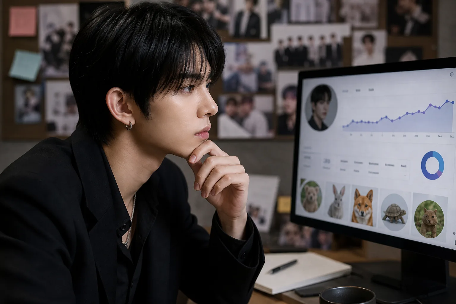 K-pop industry social media metrics and public image debate