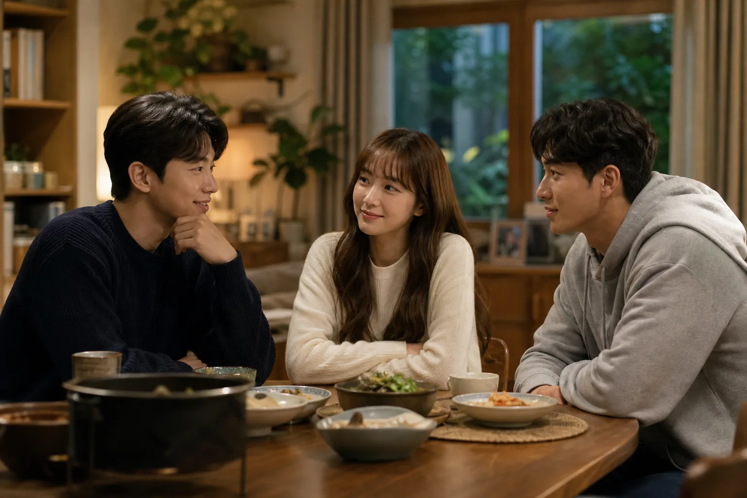 Korean weekend drama family romance themes and character relationships