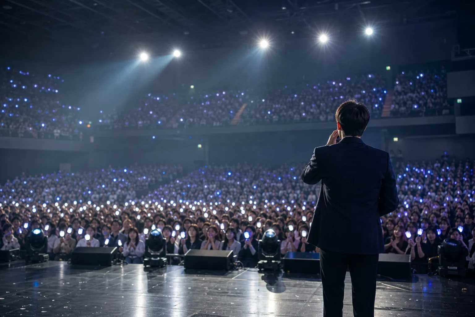 Modern concert venue showing the balance between artist identity and fan expectations