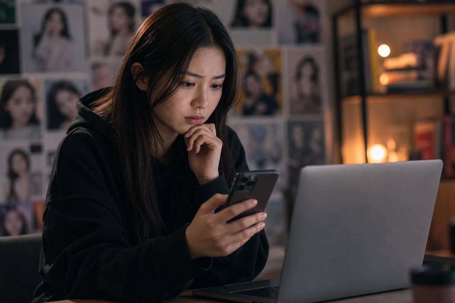 Fans reacting online to a K-pop interview clip