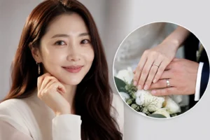Wedding rings representing Oh Yoon Ah's remarriage announcement