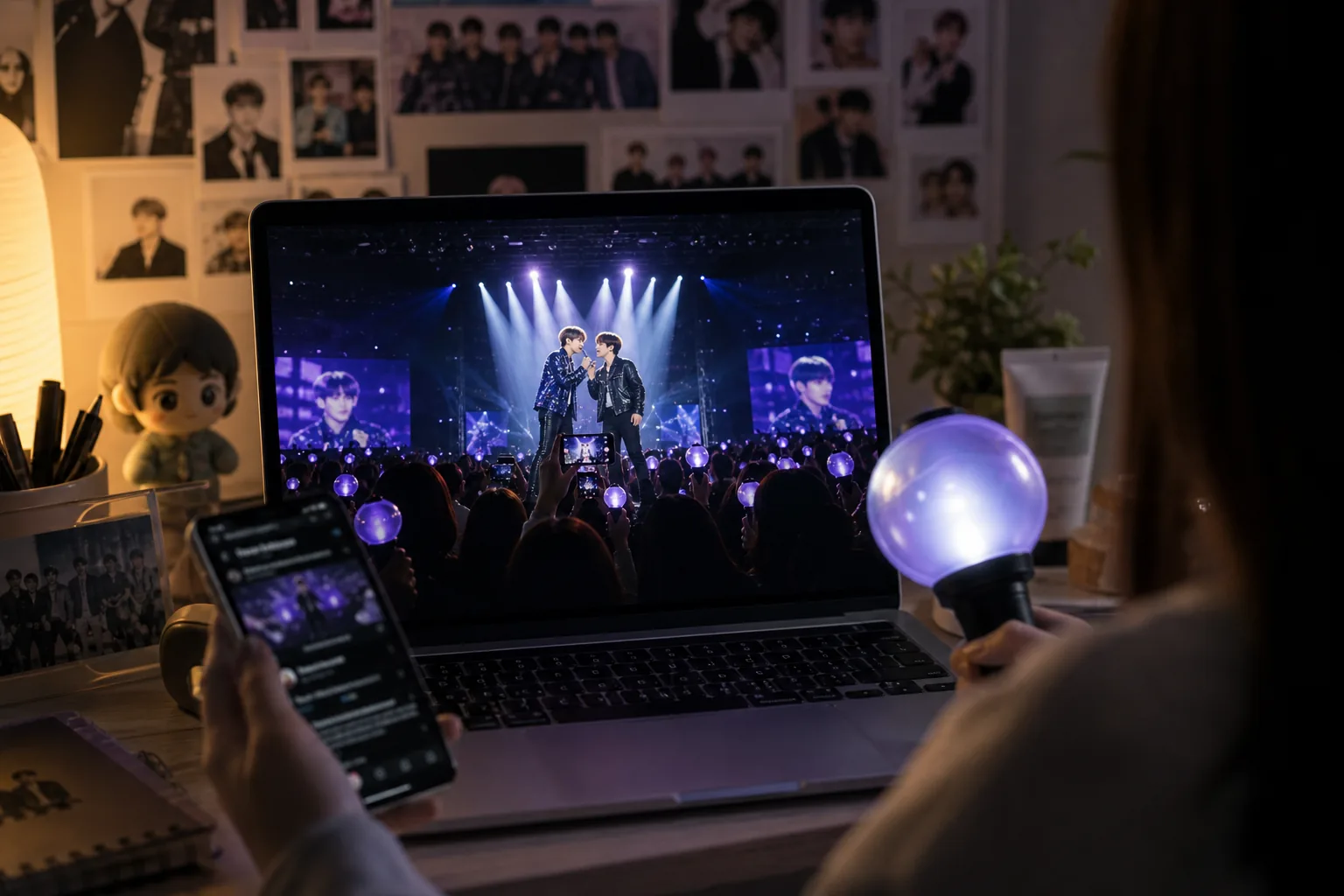 Online discussion around a BTS performance clip from the ARIRANG tour