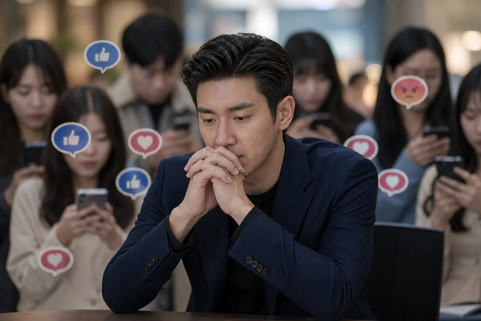 K-pop fandom debate over celebrities and public criticism