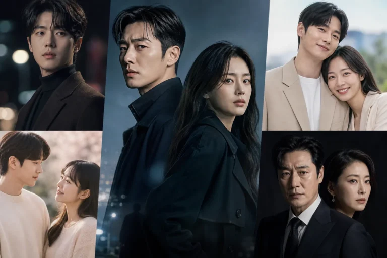 July 2026 Korean drama lineup with thriller and romance themes