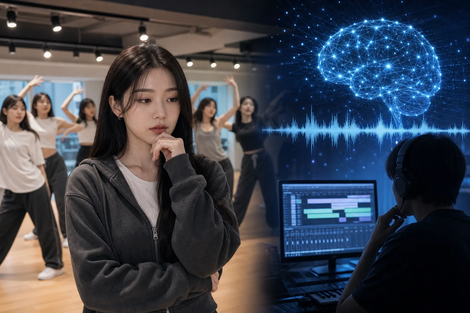 K-pop dance challenge debate over AI-generated music