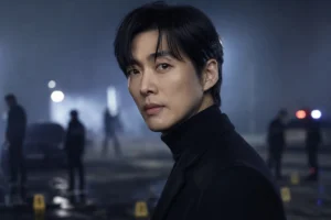 Korean crime thriller drama premiere concept for The Completion Of Marriage