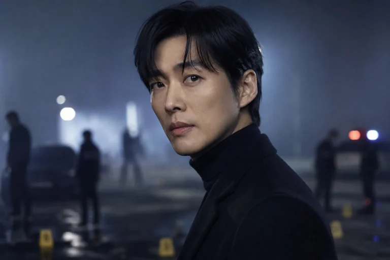 Korean crime thriller drama premiere concept for The Completion Of Marriage