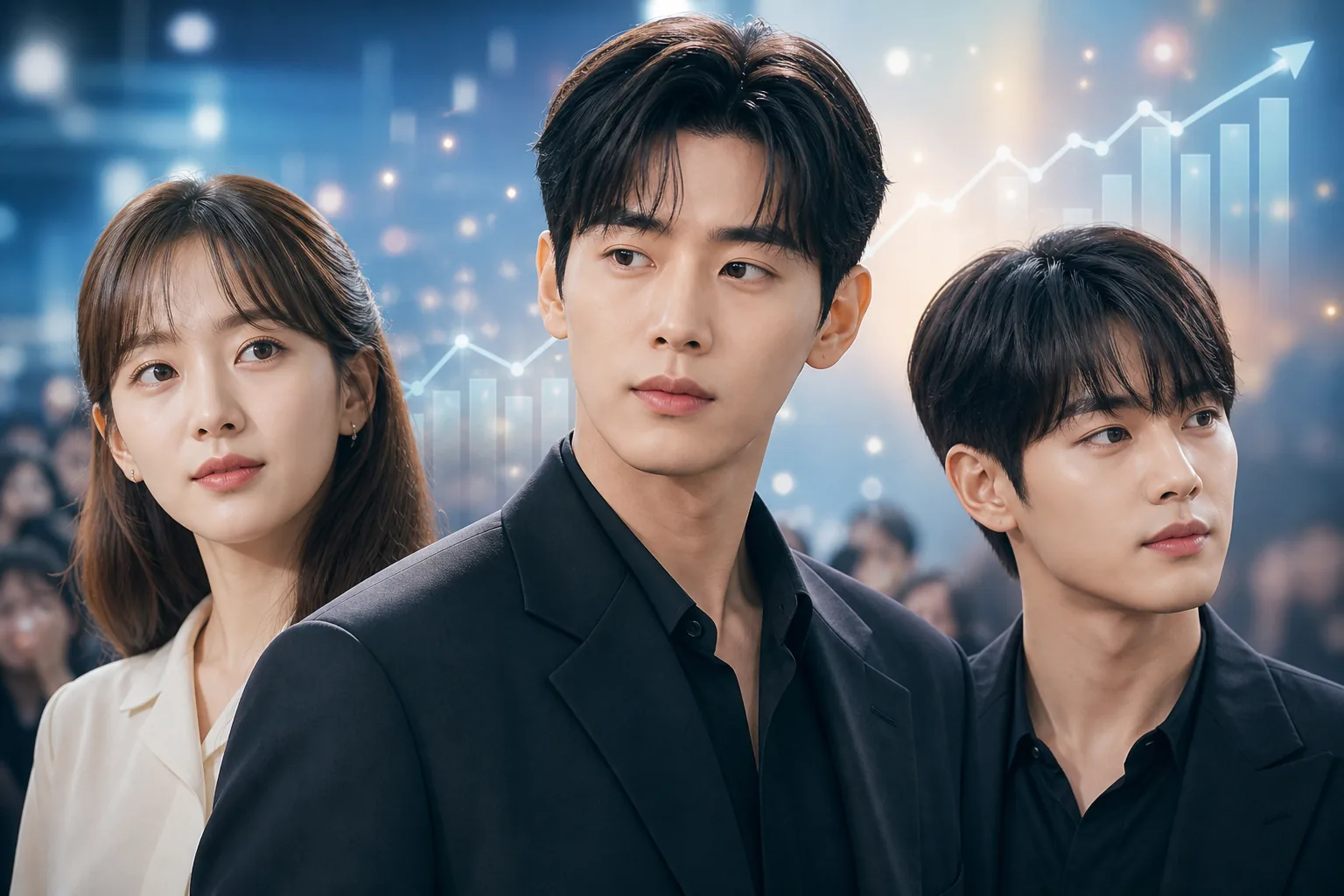 Brand reputation data showing rising interest in Korean drama actors