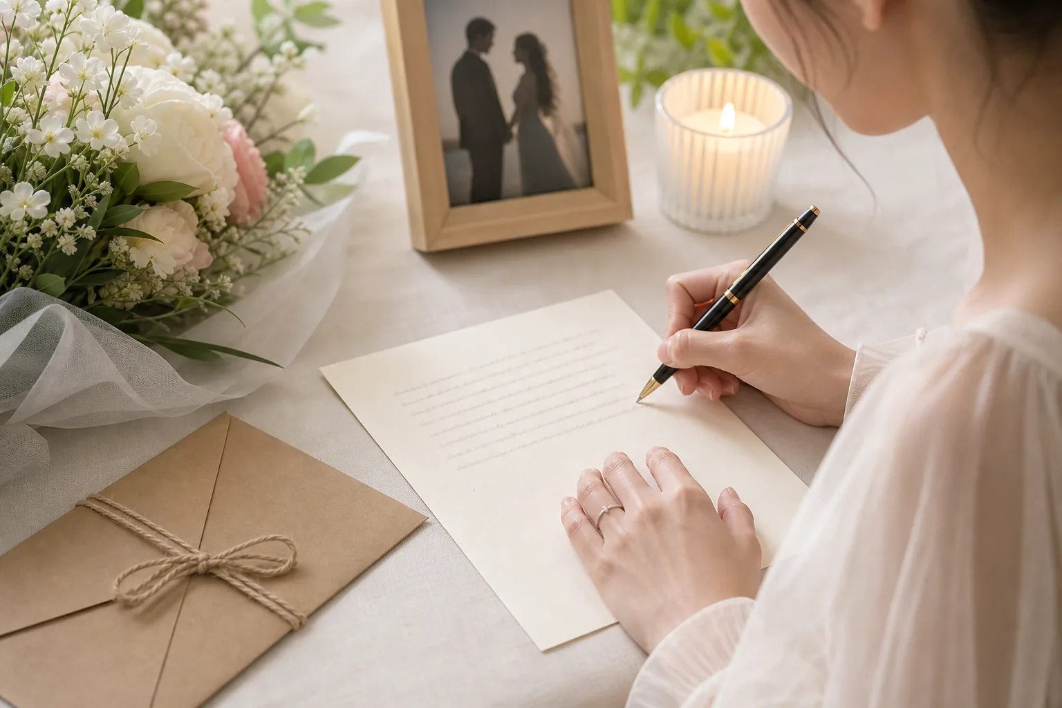 FIESTAR Linzy handwritten wedding announcement and fan message context