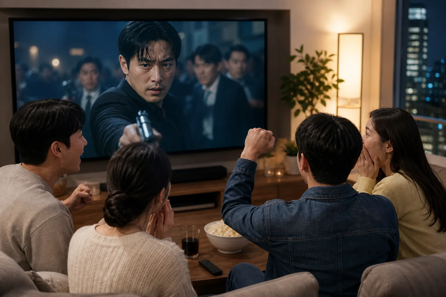 Television ratings chart showing a Korean weekend drama breakout