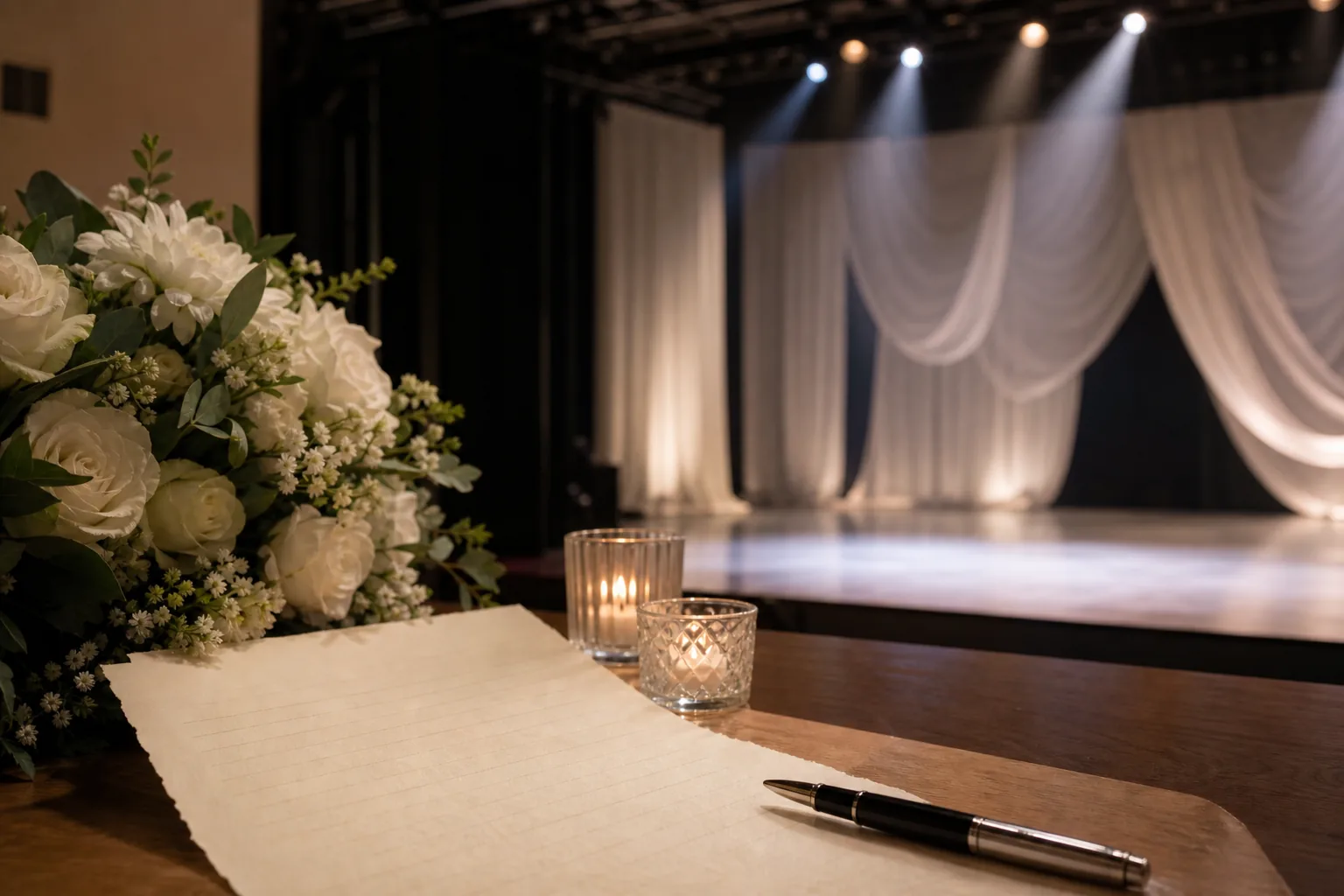 Linzy handwritten wedding announcement to fans