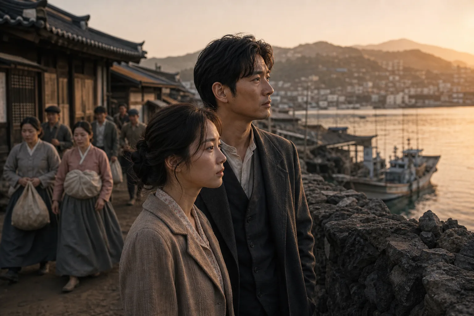 Korean historical romance drama atmosphere with memory and sacrifice