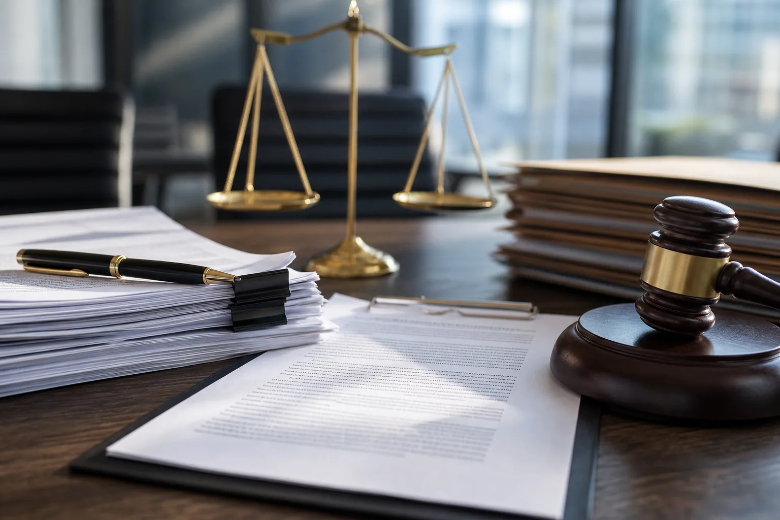 K-pop contract dispute documents and microphones