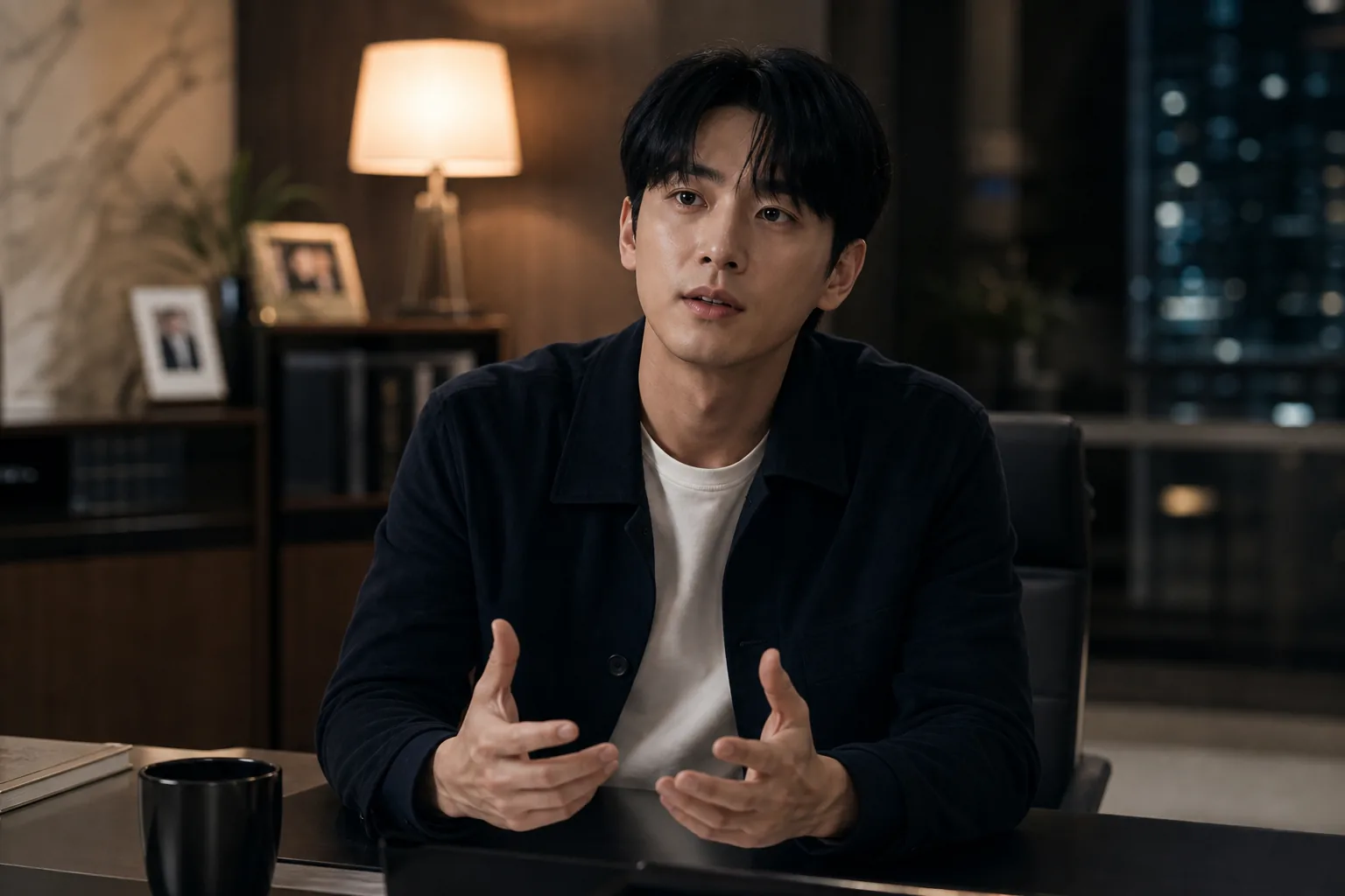 Actor interview concept after Korean drama finale