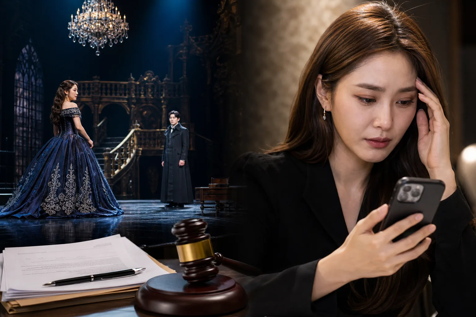 Korean musical theatre stage representing the Elizabeth casting controversy