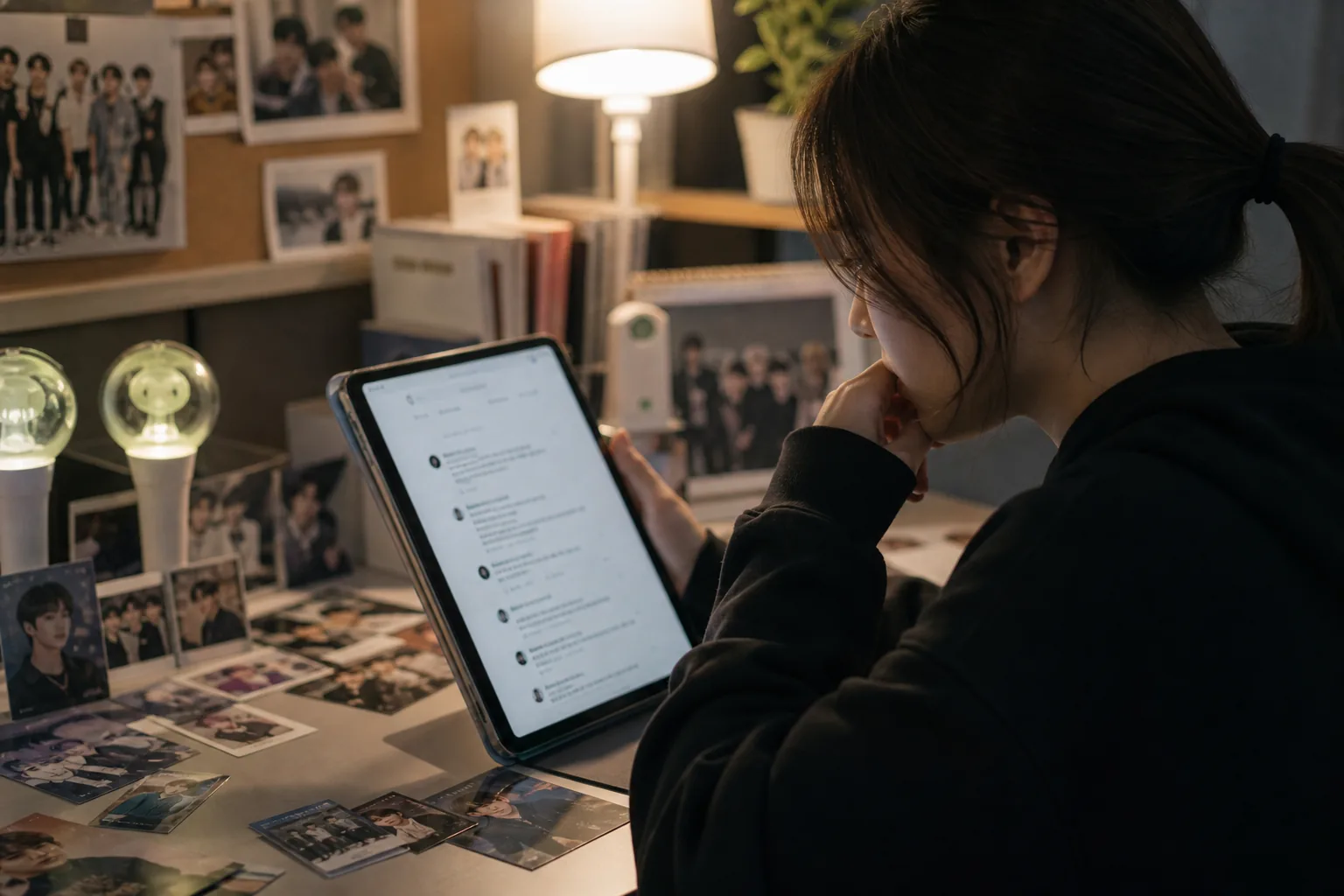 K-pop fandom discussion about member changes and group identity