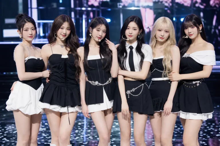 IVE unedited group photo viral discussion in K-pop