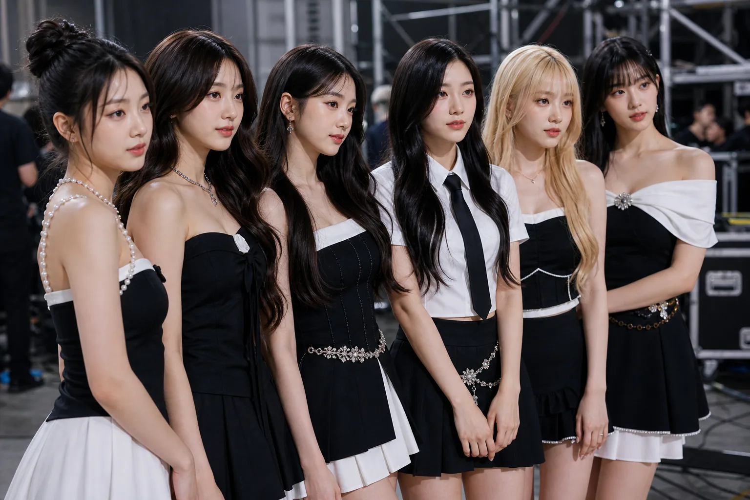 K-pop fans discussing idol visuals and public image online