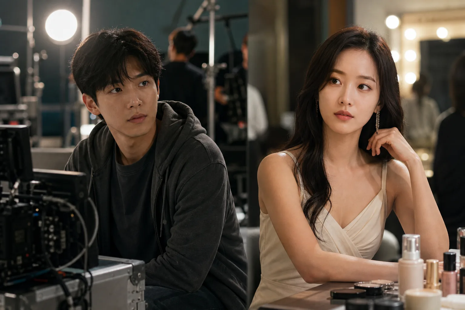 Aspiring actor and top actress storyline in Dream to You