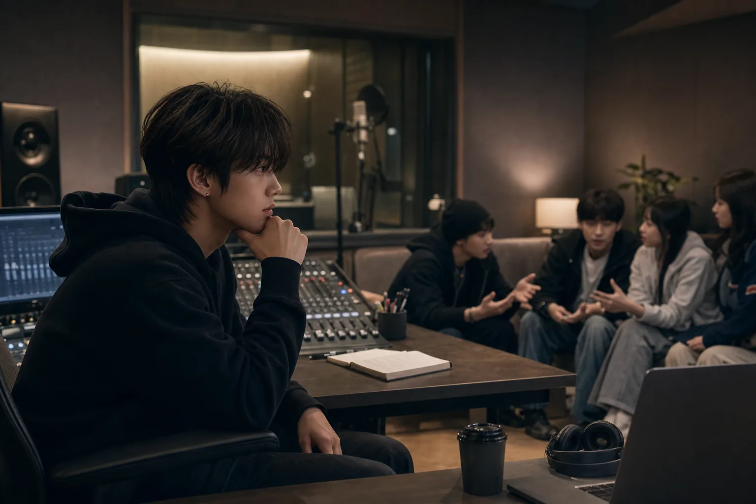 K-pop fandom discussion about artists responding to idol recommendations