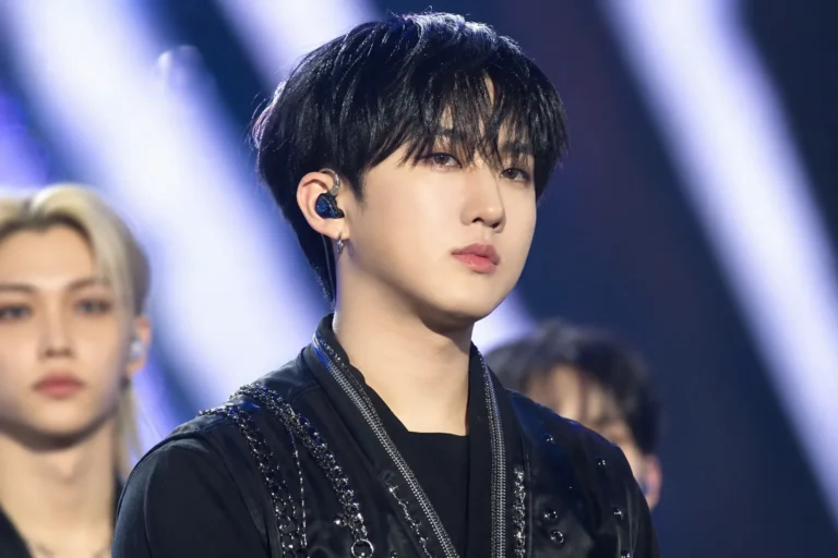Editorial image representing Stray Kids Changbin and online K-pop visual criticism
