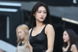 Editorial image representing K-pop performer health and concert preparation