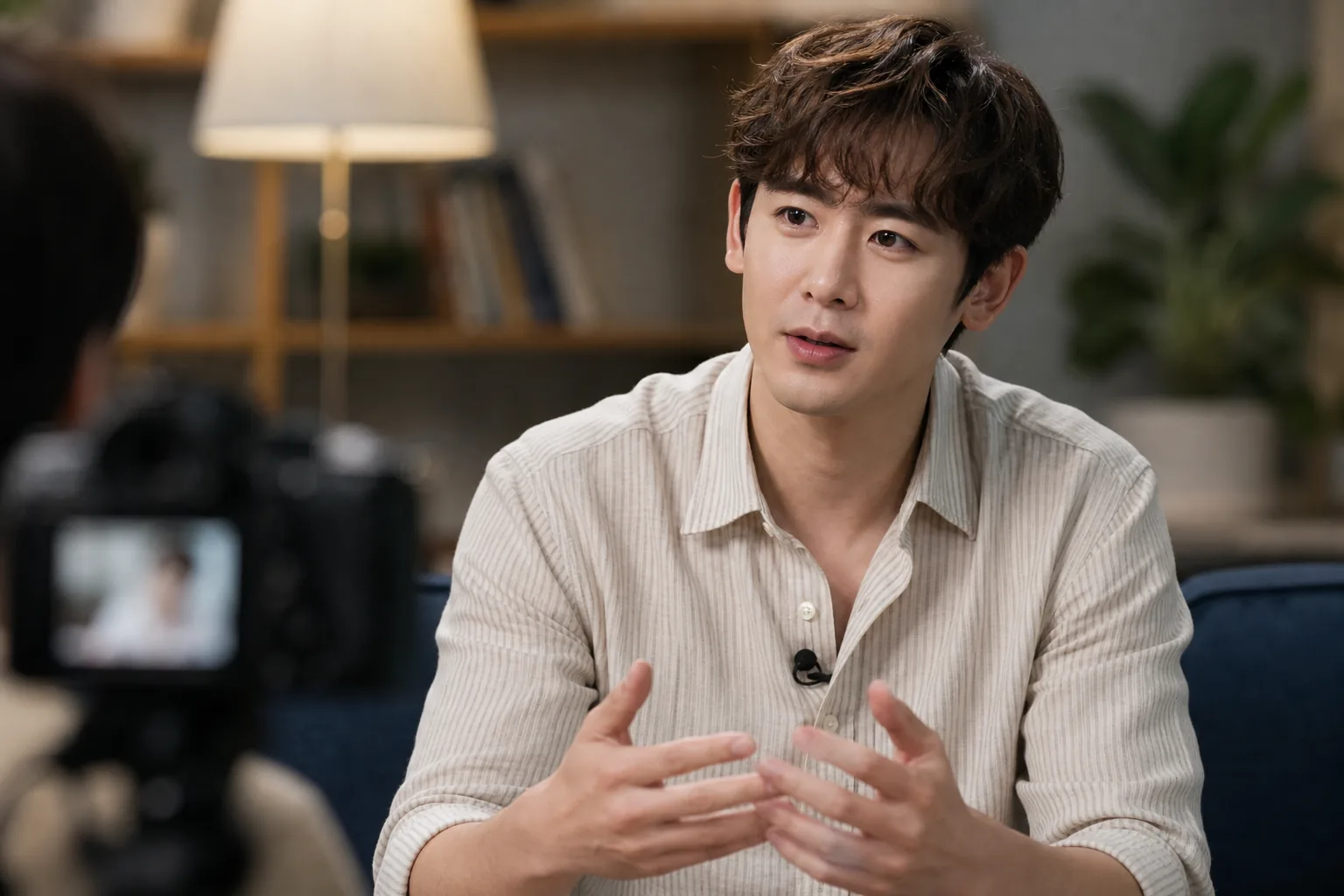 K-pop idol interview about online criticism and body image pressure